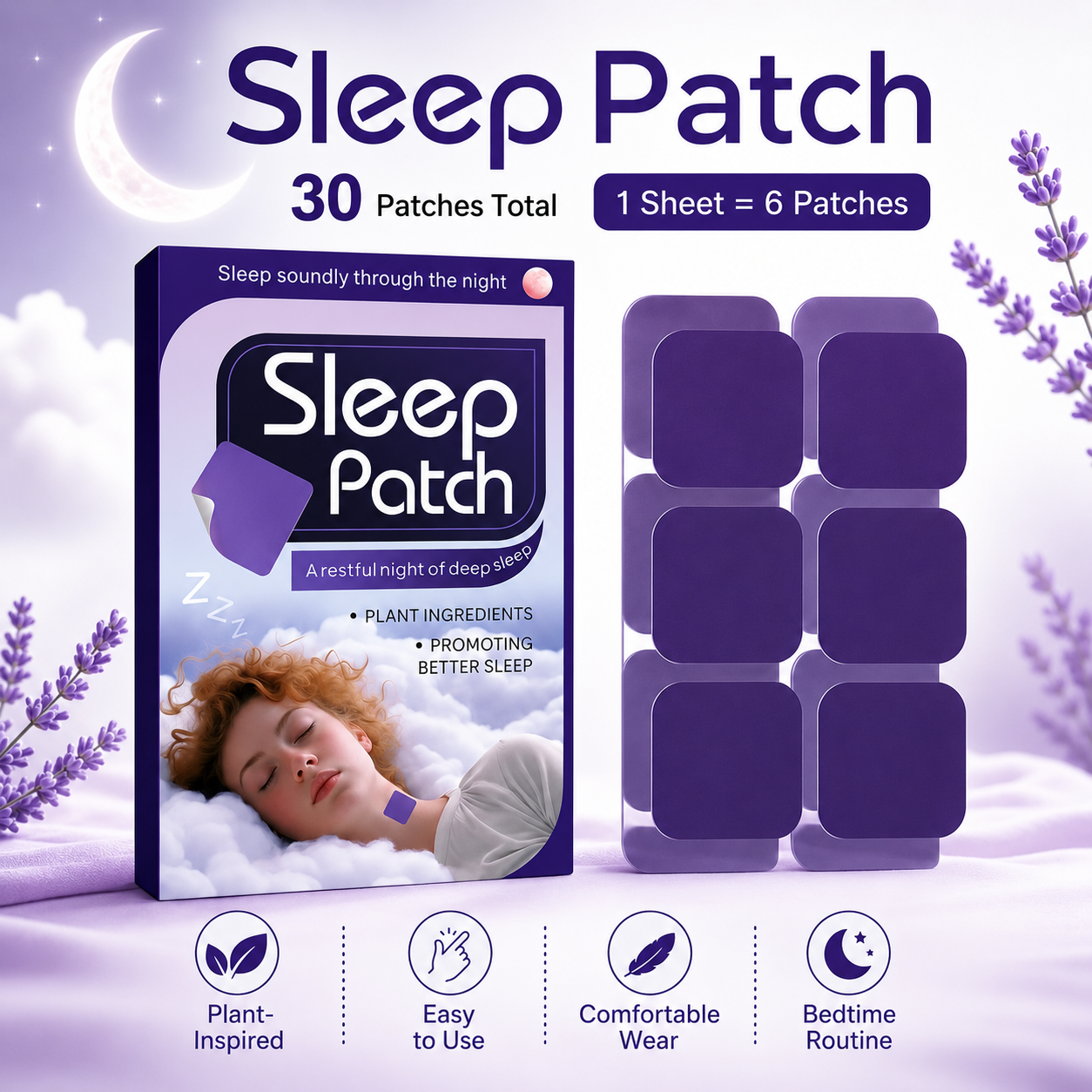 Plant Infused Sleep Patch