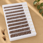 Brown Lash Clusters