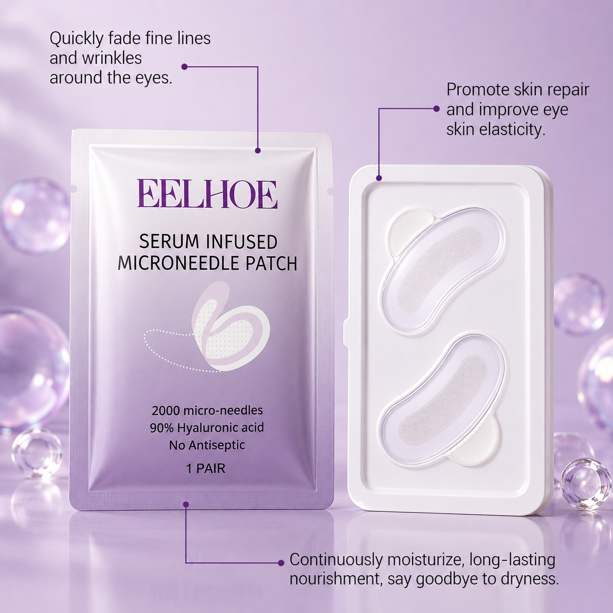 Collagen Microneedle Eye Patch