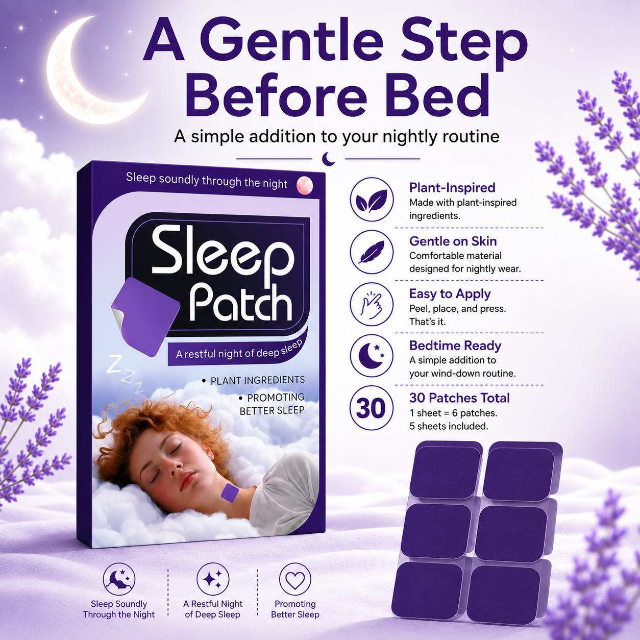 Plant Infused Sleep Patch