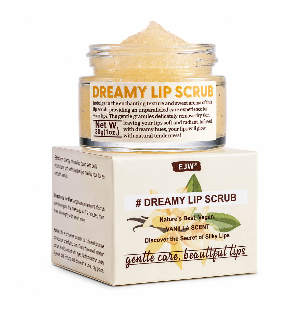 Natural Vegan Lip Scrub