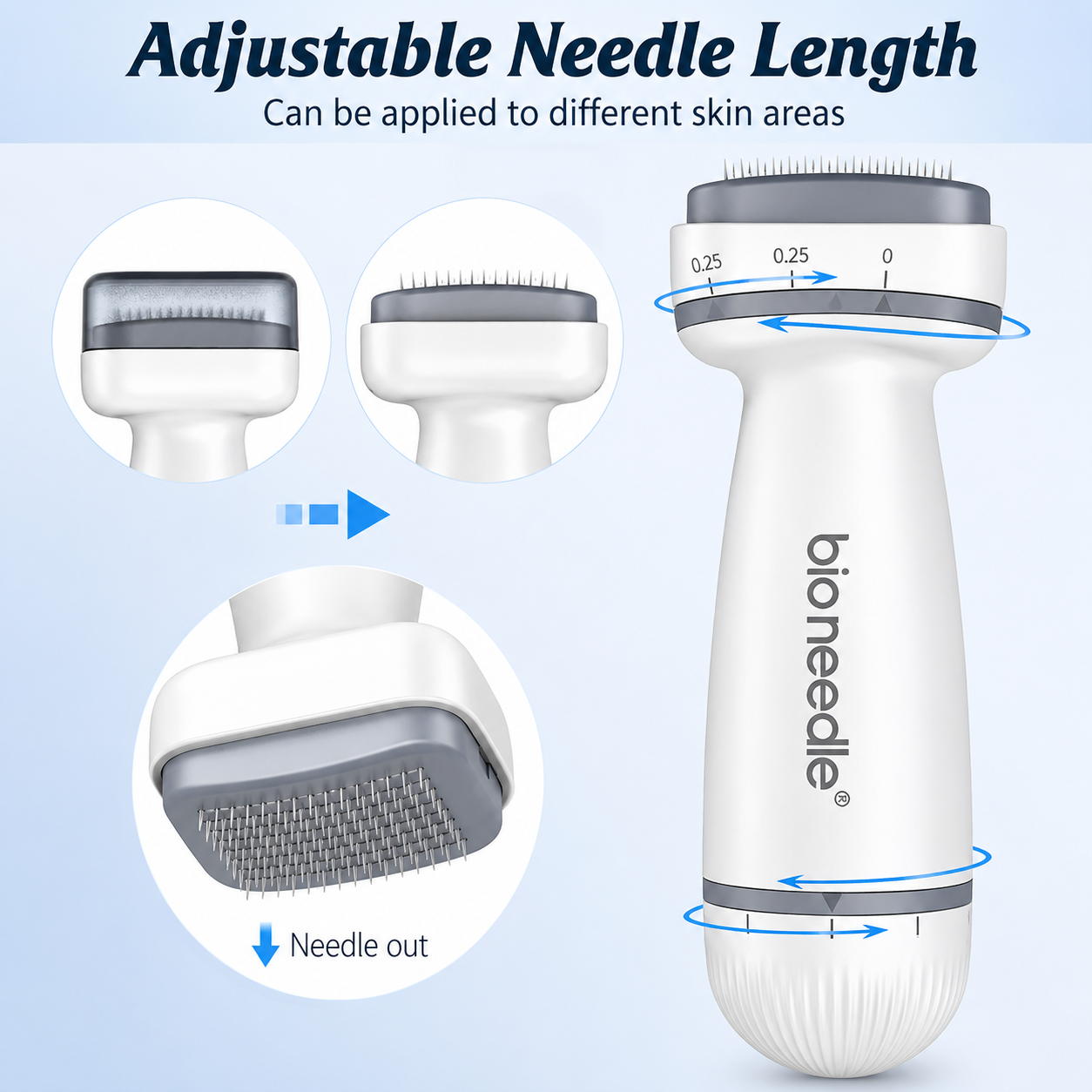 Adjustable Derma Stamp - Microneedling