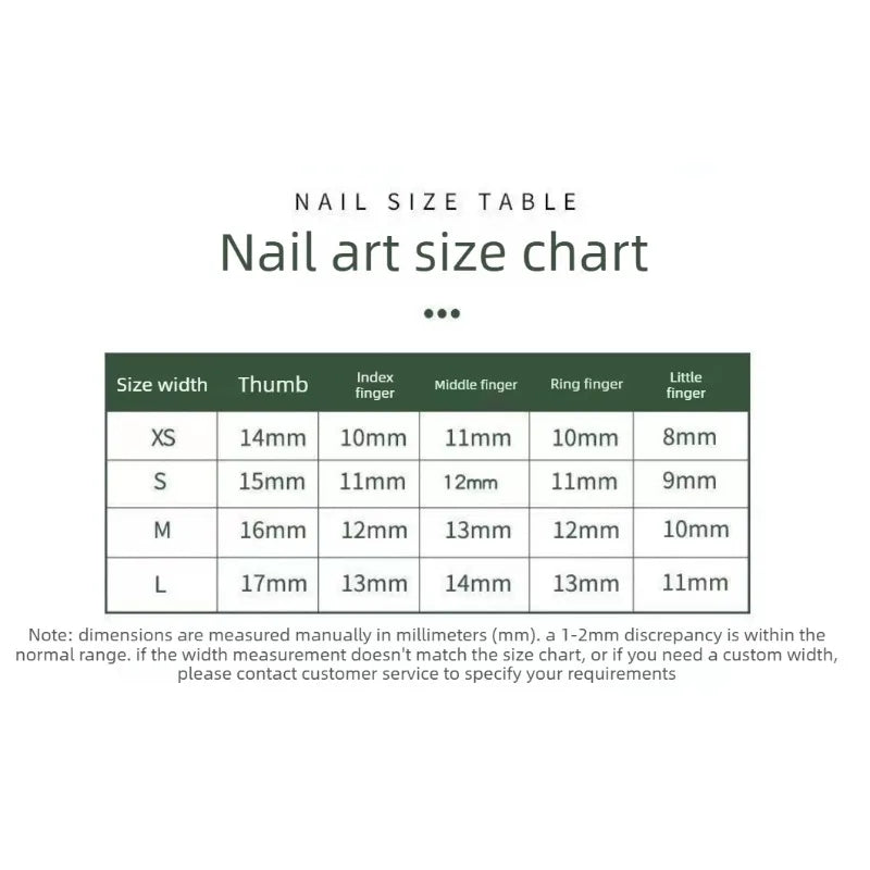 10Pcs Handmade Nails Iceberg Blue