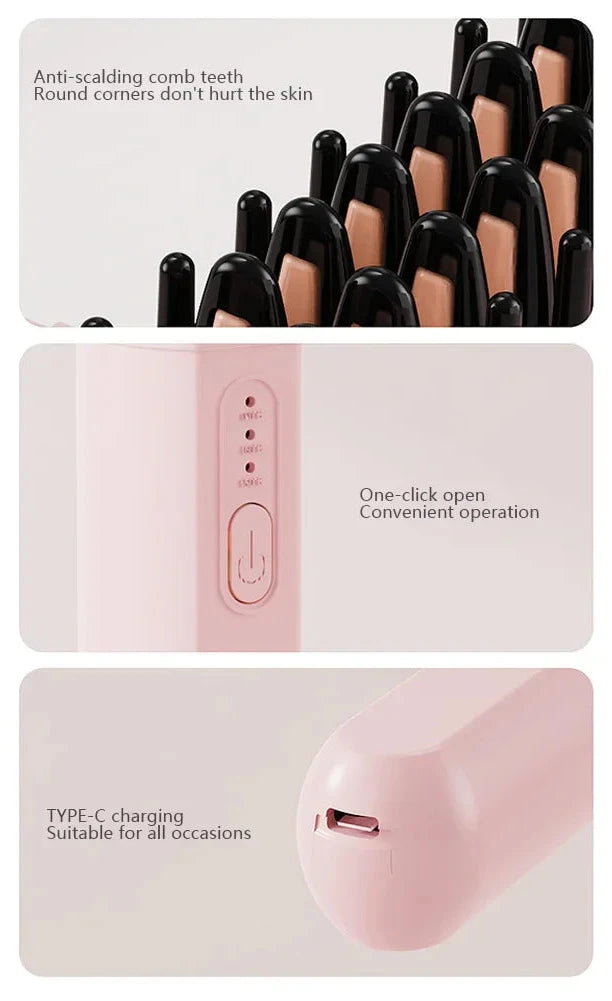 Mini Portable Straightener With Negative Ions