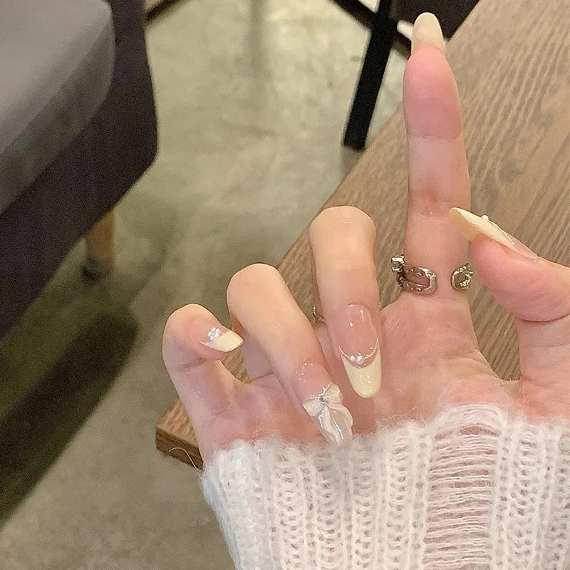 Handmade 3D Gel Press On Nail Set