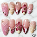 Handmade 3D Gel Press On Nail Set