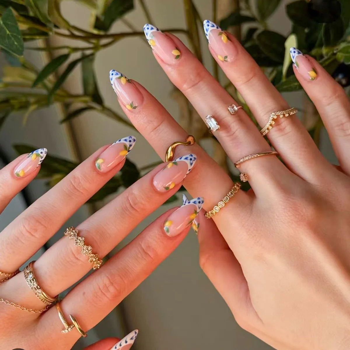 Handmade Gel Press On Nail Set