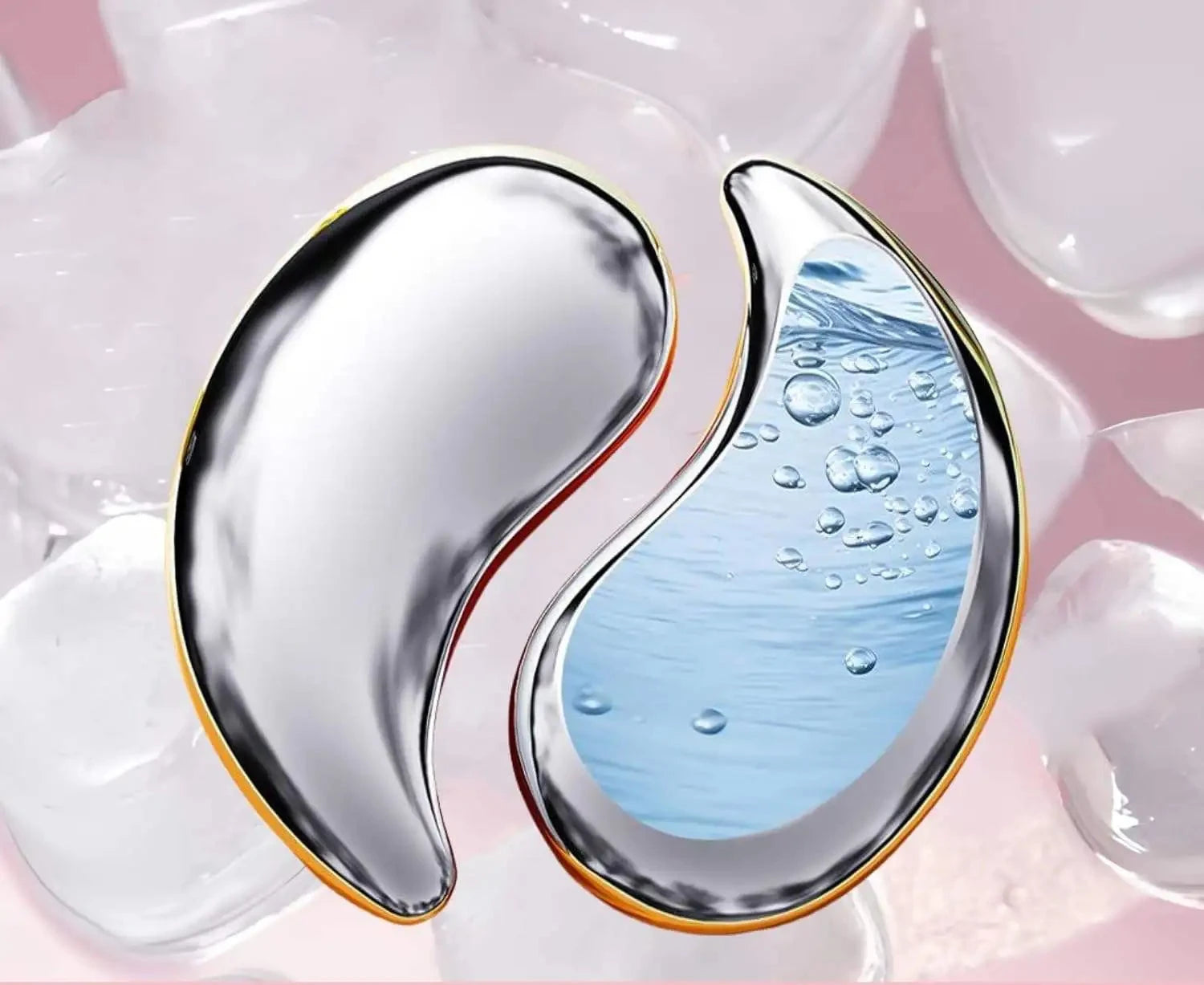 Stainless Steel Under Eye Cooling Pads