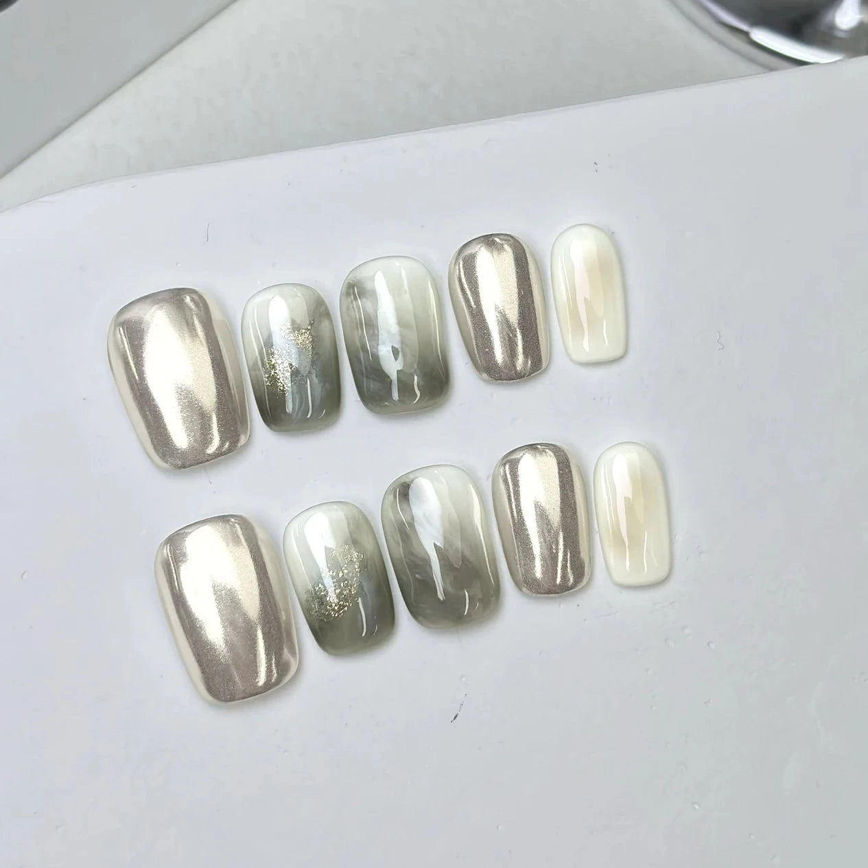 Handmade Gel Press On Nail Sets