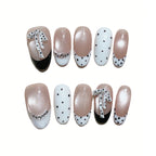 Handmade 3D Gel Press On Nail Set