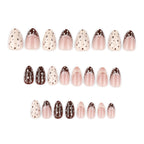 Handmade Polka Dot Press On Nail Set