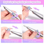 Nail Drill Set 45000RPM