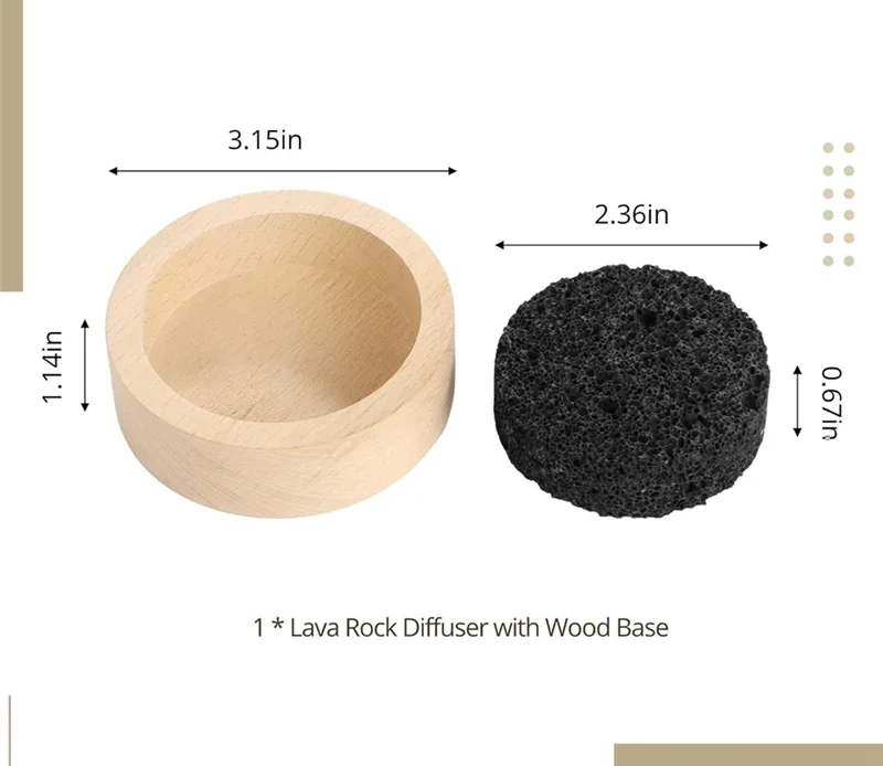 Sauna Safe - Lava Rock Oil Diffuser