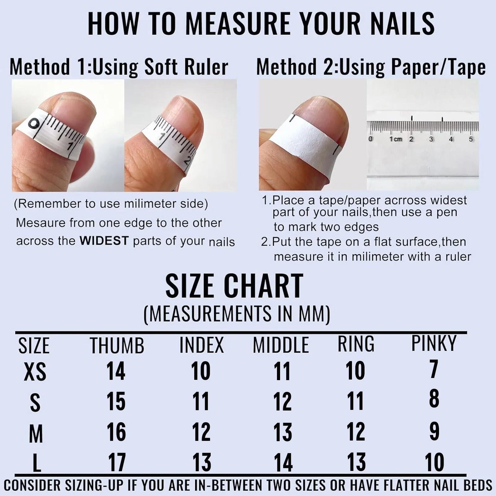 Handmade 3D Gel Press On Nail Sets