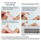 Handmade 3D Gel Press On Nail Set