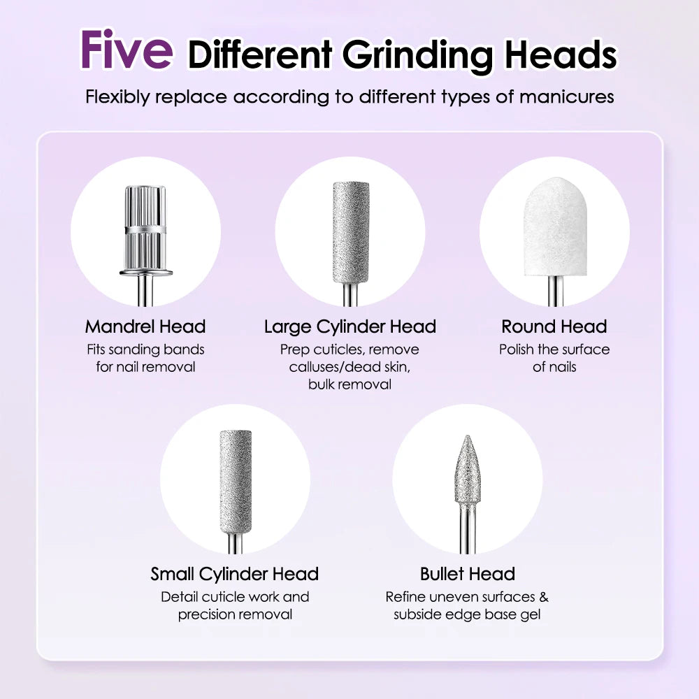 Electric Nail Drill Set - UV Lamp