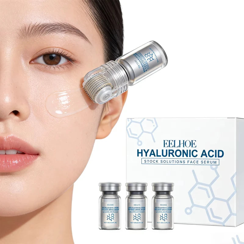 Hyaluronic Acid Microneedle Roller Serum Set