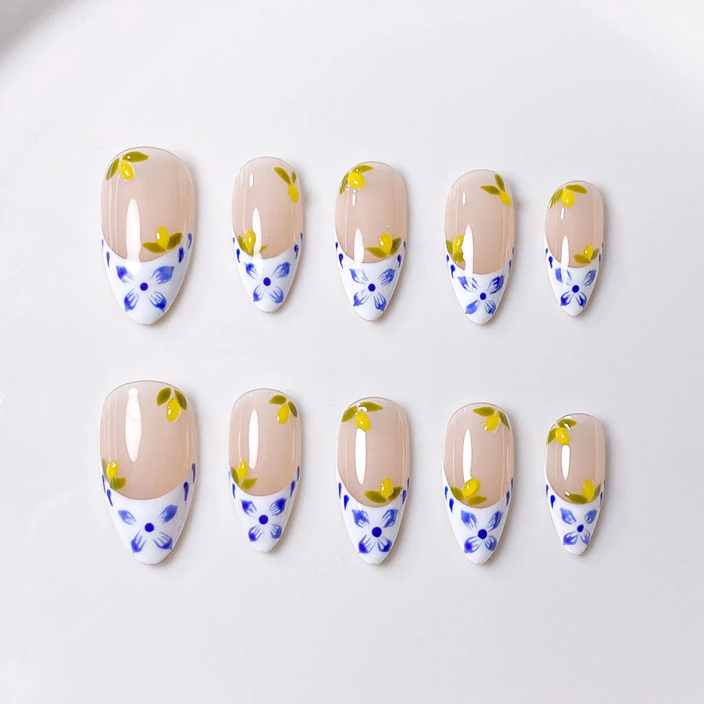 Handmade Gel Press On Nail Set