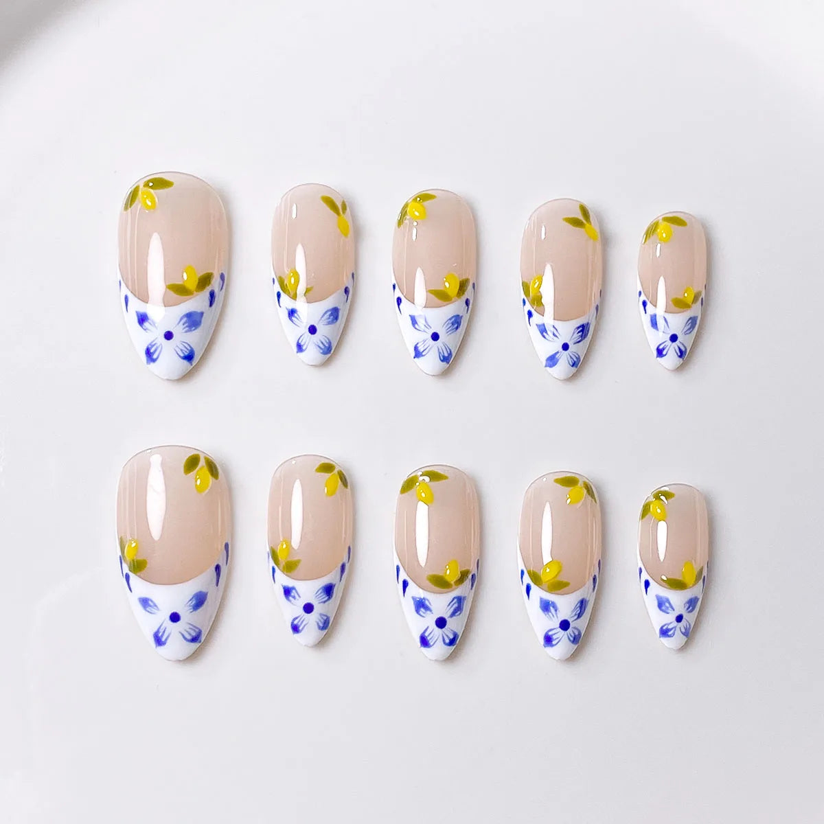 Handmade Gel Press On Nail Set