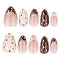 Handmade Polka Dot Press On Nail Set