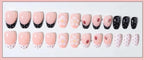 Handmade 3D Gel Ladybug Press On Nail Set