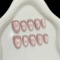 Handmade Cat Eye Press On Nail Set