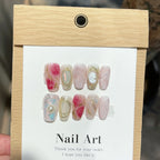 Handmade 3D Gel Press On Nail Set