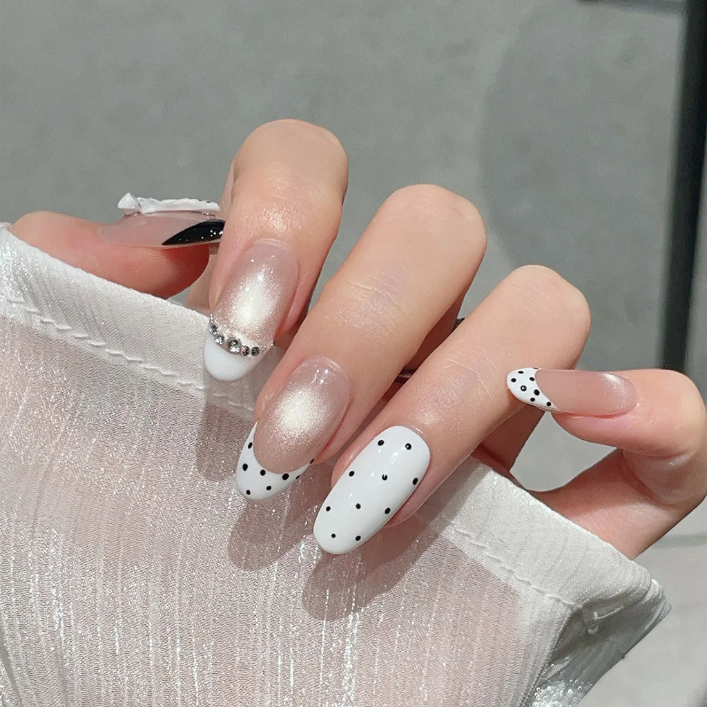 Handmade 3D Gel Press On Nail Set