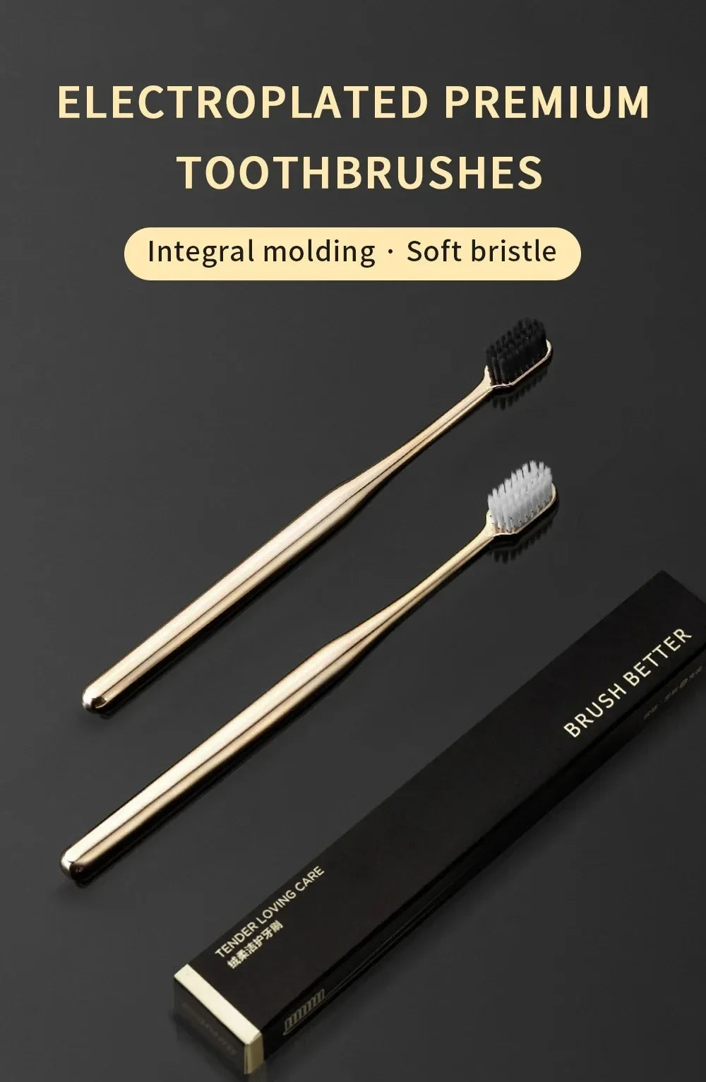 Luxury Electroplated Toothbrush