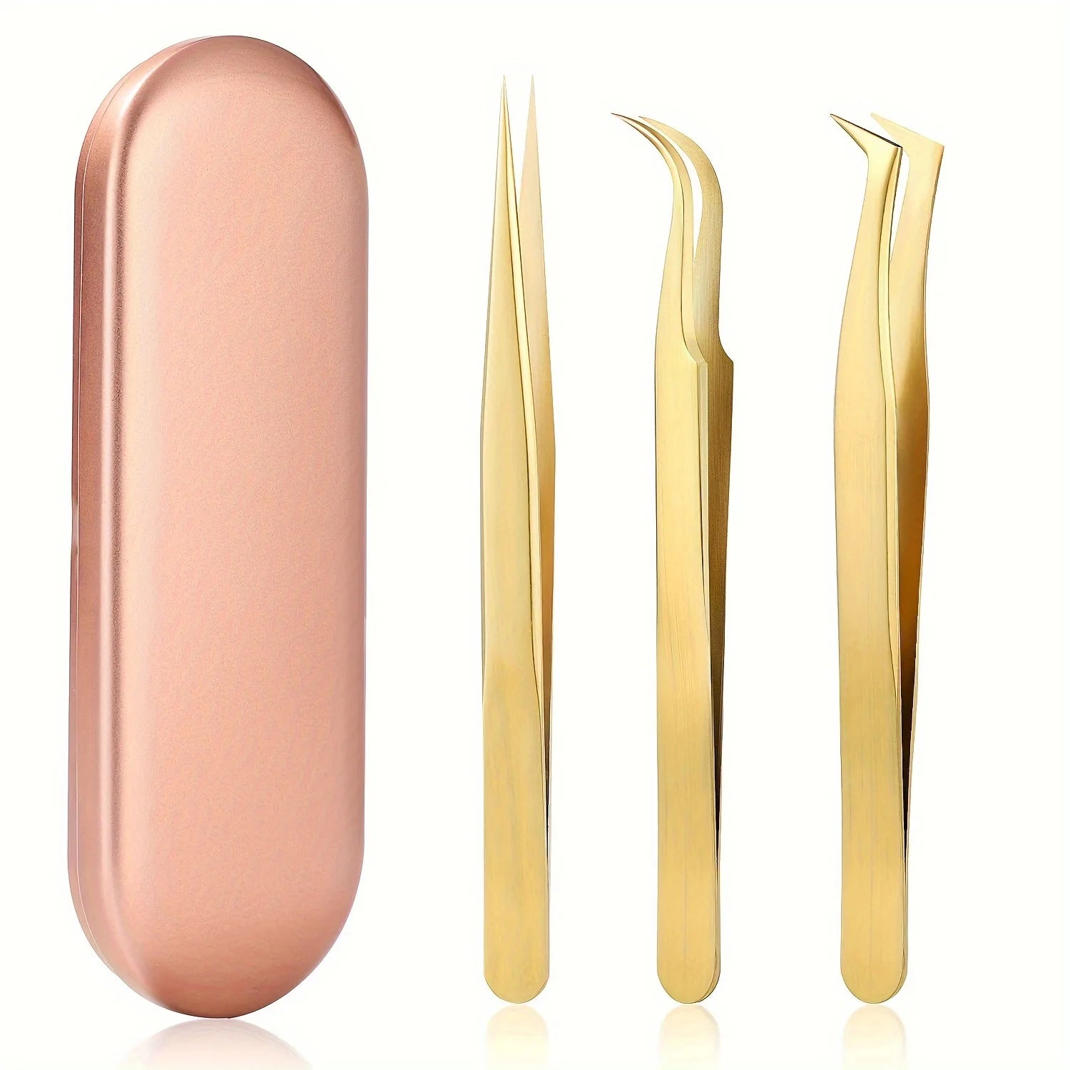 High Precision Lash Tweezers Set