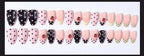 Handmade 3D Gel Ladybug Press On Nail Set
