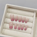 Handmade Cat Eye Press On Nail Set