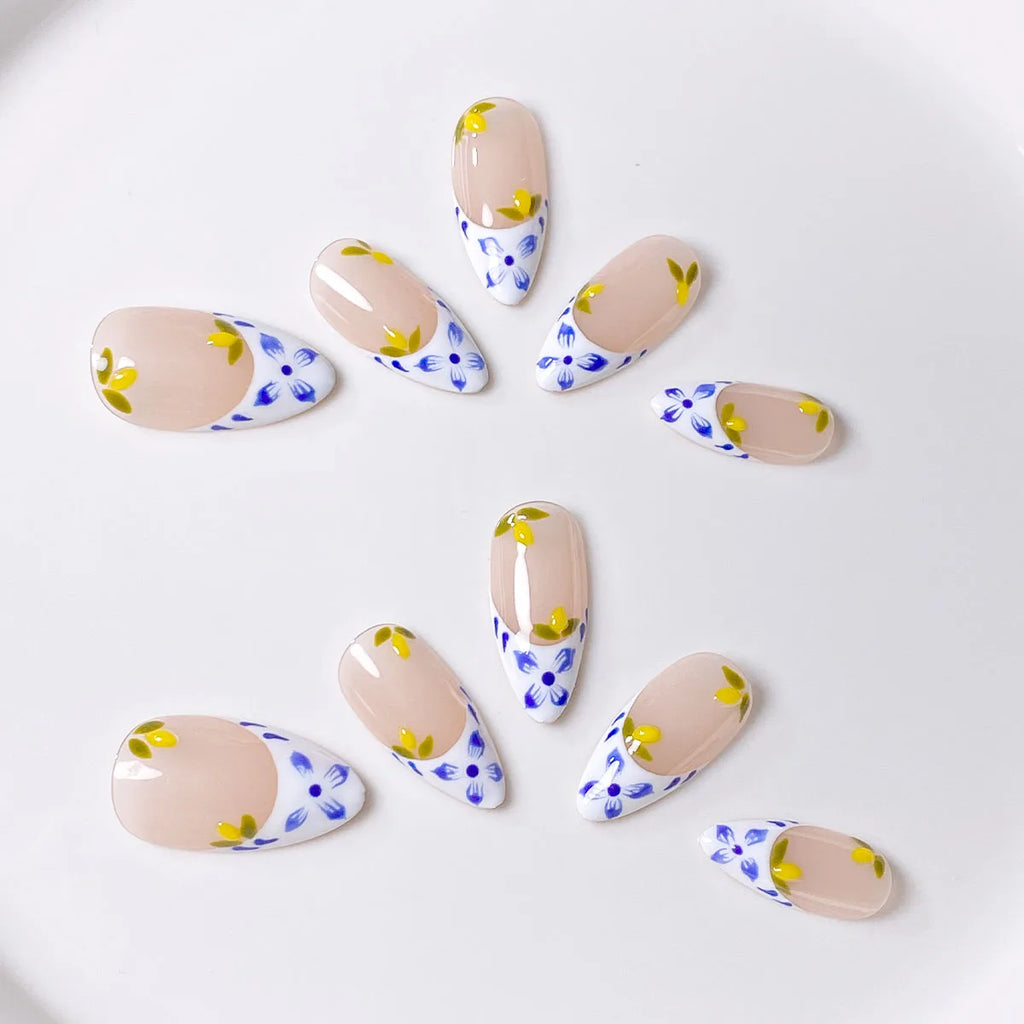 Handmade Gel Press On Nail Set