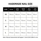Handmade 3D Gel Press On Nail Set