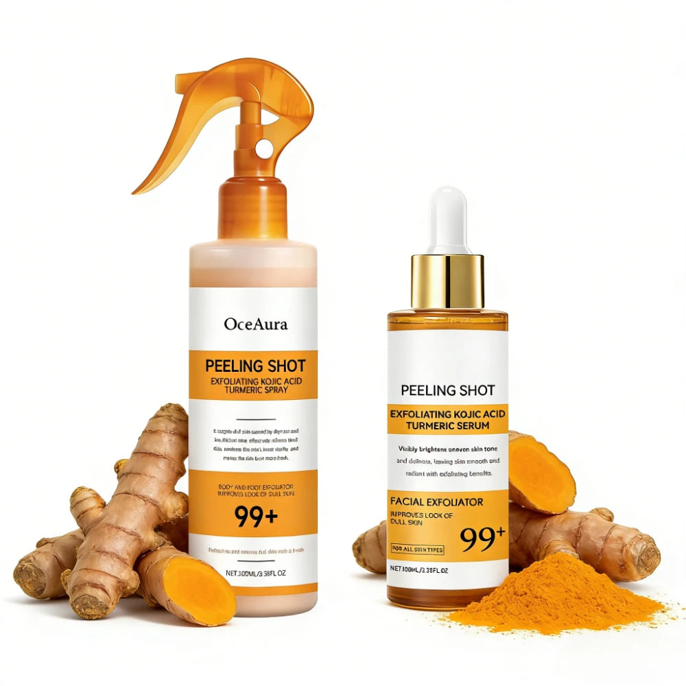 Kojic Acid & Turmeric - Peel Shot Serum & Spray
