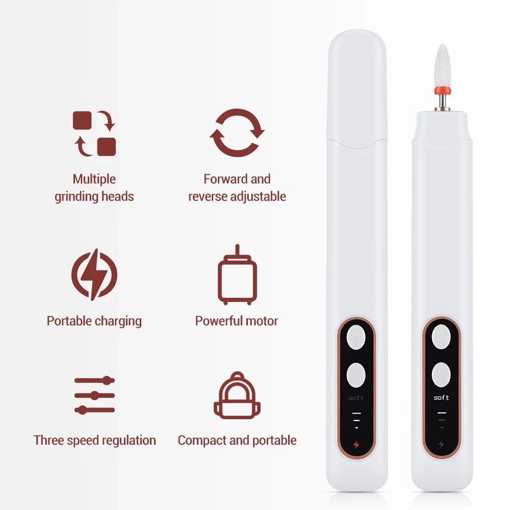 Electric Nail Drill Set - UV Lamp