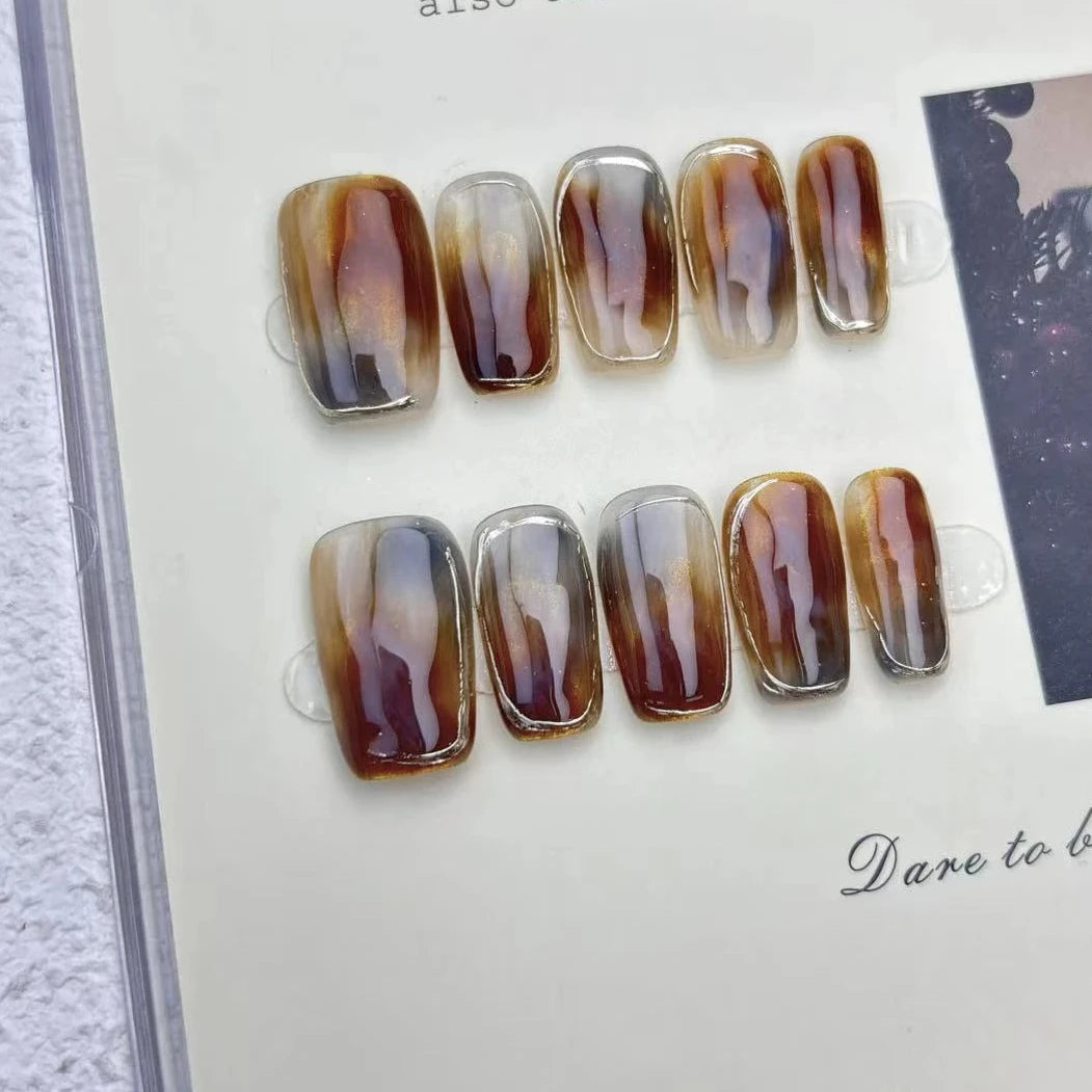 Handmade Gel Press On Nail Sets