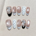 Handmade 3D Gel Press On Nail Set