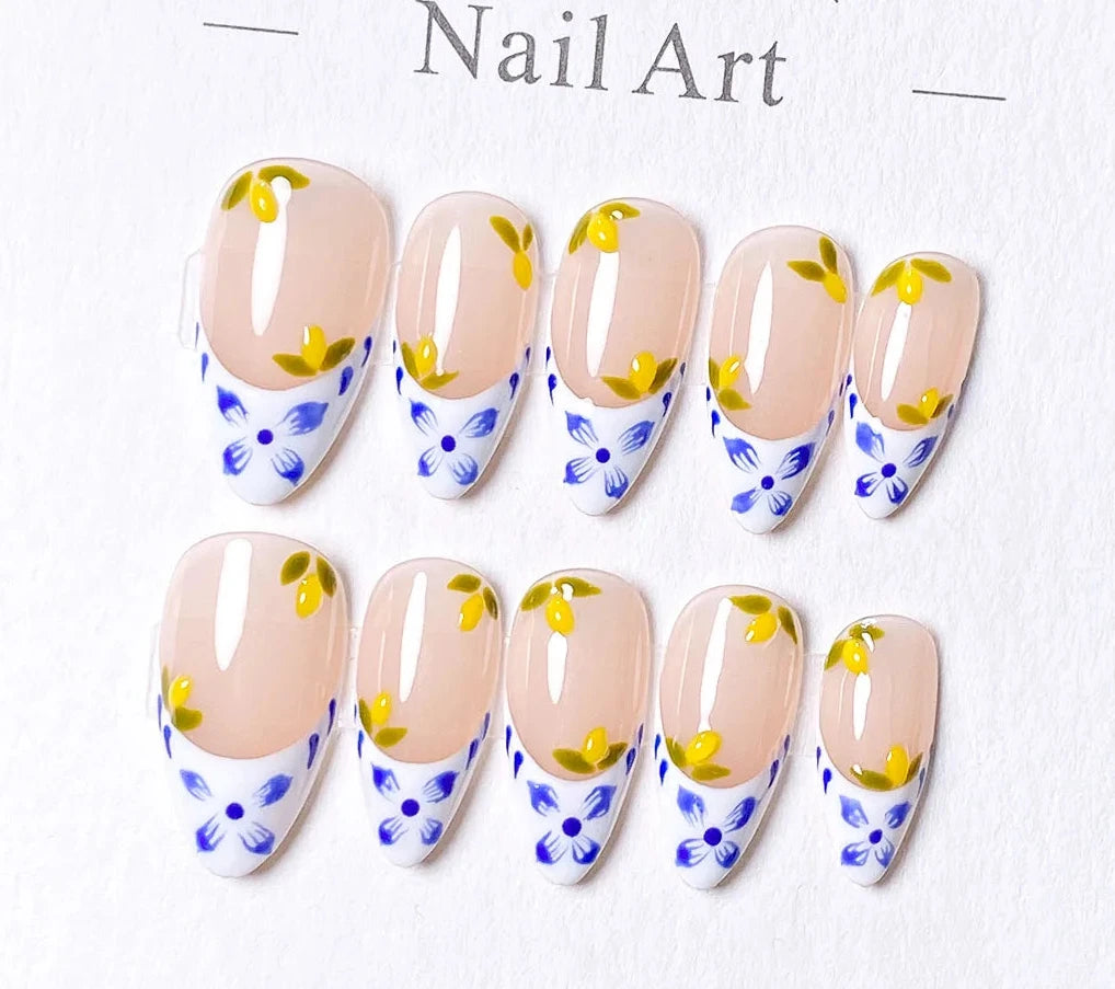 Handmade Gel Press On Nail Set