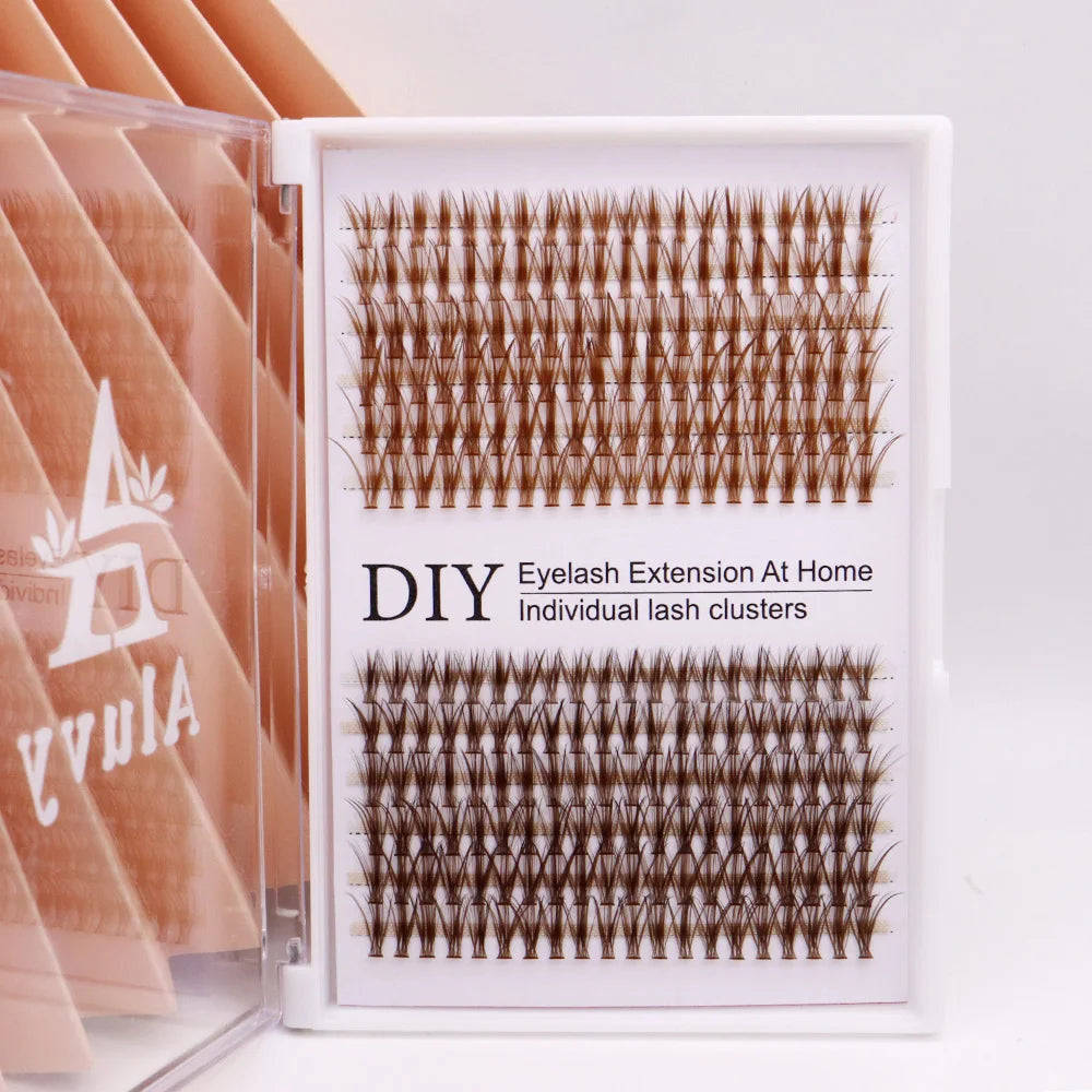 Brown Lash Clusters