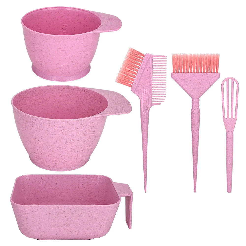 6pc Hair Dye Colouring Kit