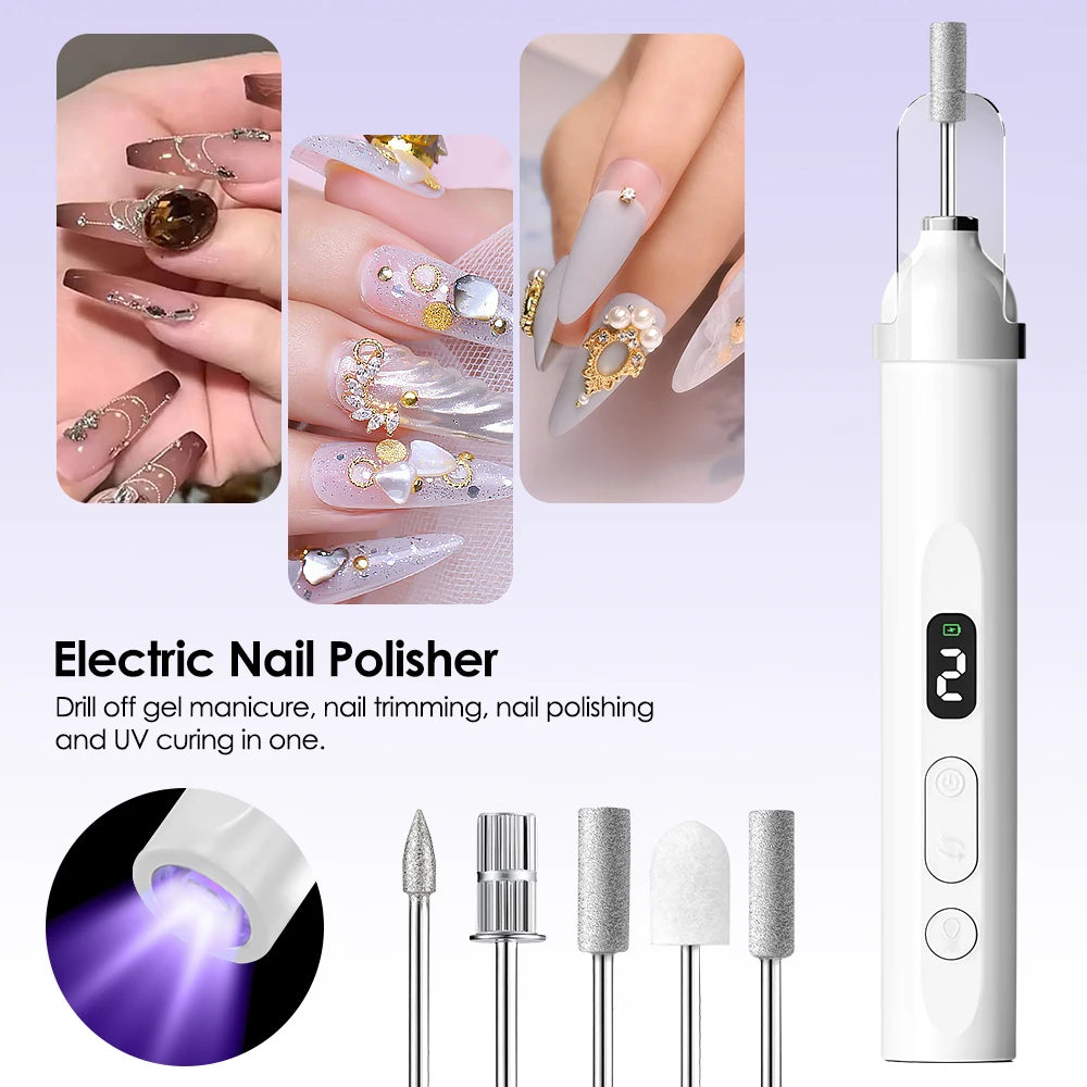 Electric Nail Drill Set - UV Lamp