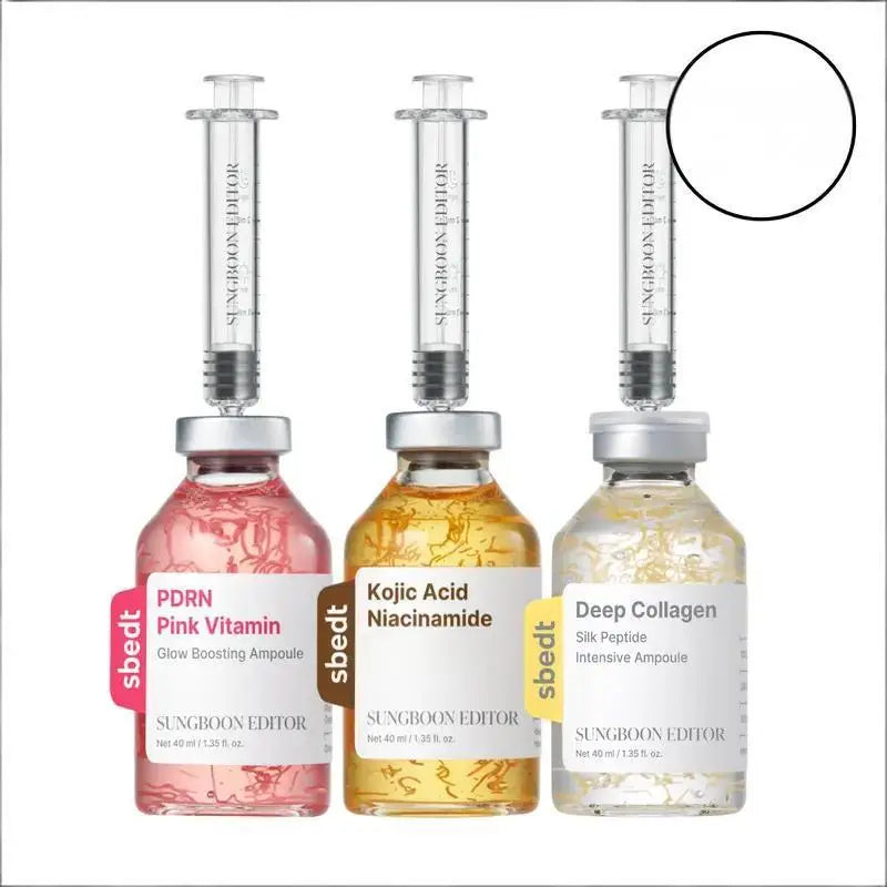 Collagen Peptide, Pink PDRN, Kojic Acid Ampoule