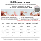Handmade 3D Gel Press On Nail Set