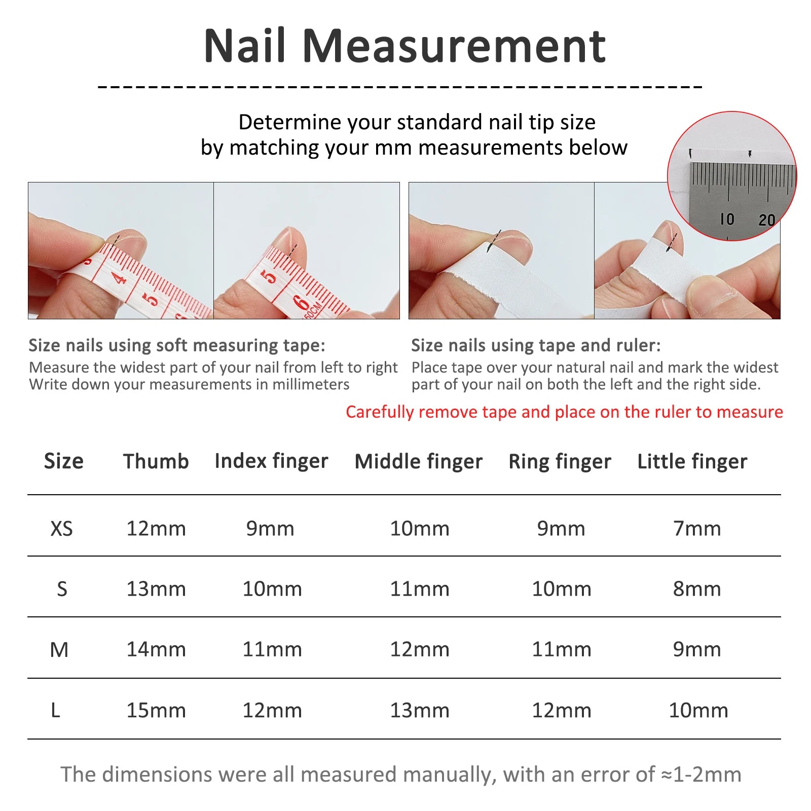 Handmade 3D Gel Press On Nail Set