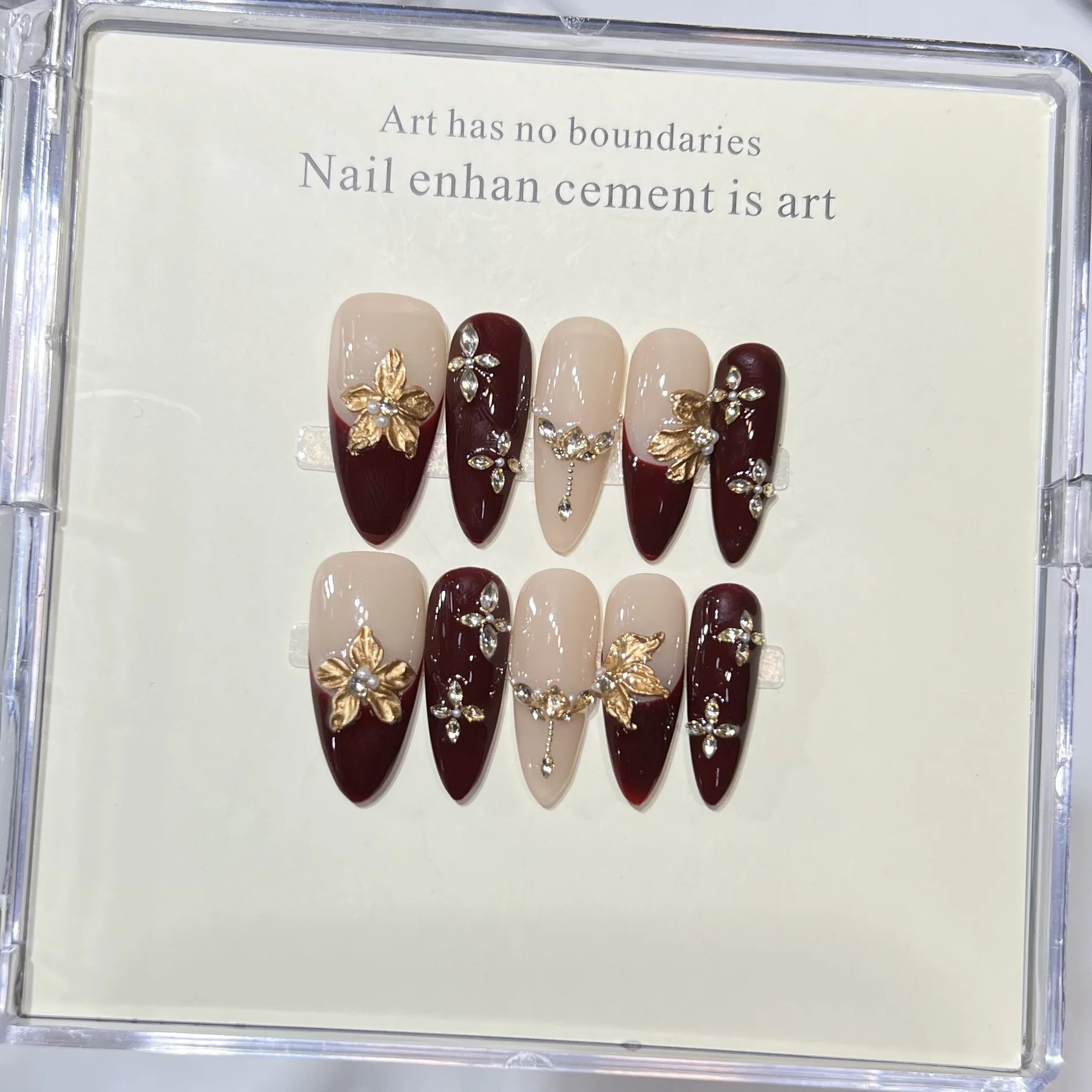 Handmade 3D Press On Nails