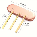 High Precision Lash Tweezers Set