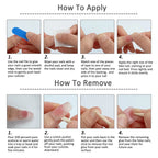 Handmade 3D Gel Press On Nail Set
