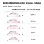 Pink Silicone Lash Lift Pads