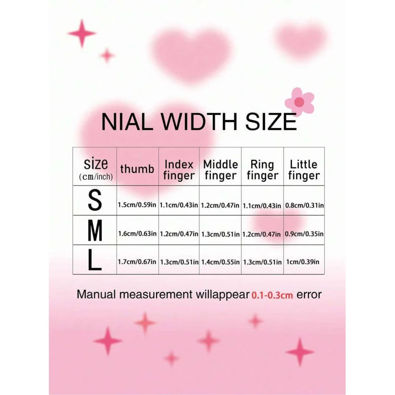 Handmade Polka Dot Gel Press On Nail Set